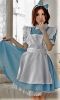 Adult Female Costumes to Hire - Alice dress OLD - blue with white apron 